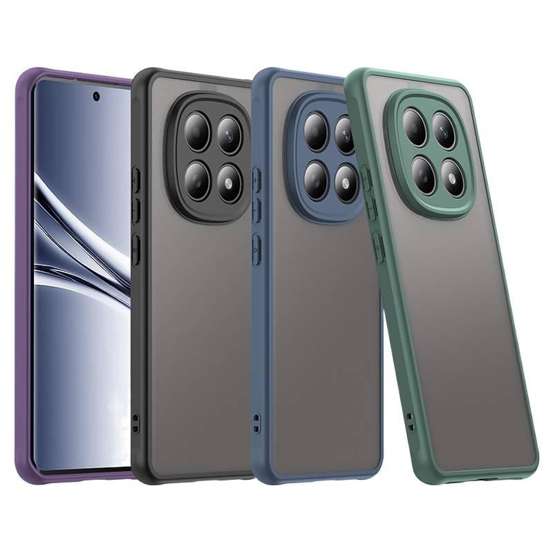 MS غطاء واقي بTPU+PC لـ Redmi Note 15 مع ملمس غير لامع وحامل قائم مع مغناطيس قوي مع مقاوم لبصمات الأصابع باللون أخضر مغناطيسي بوظيفة حامل من مادة TPU باللون الأخضر باللون الأحمر - Image 5