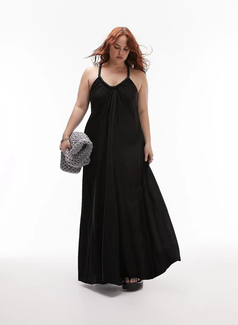 TOPSHOP Halter Maxi Dress