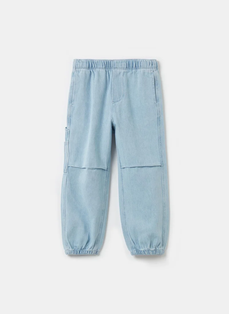 او في اس Comfy joggers in denim