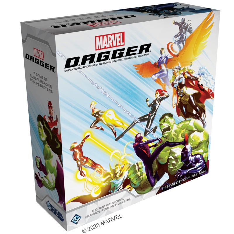 Asmodee Marvel D.A.G.G.E.R. Board Game - Unite as Iconic Heroes to Save The World, Cooperative Strategy Game for Kids & Adults, Ages 12+, 1-5 Players, 3-4 Hour Playtime - Image 1