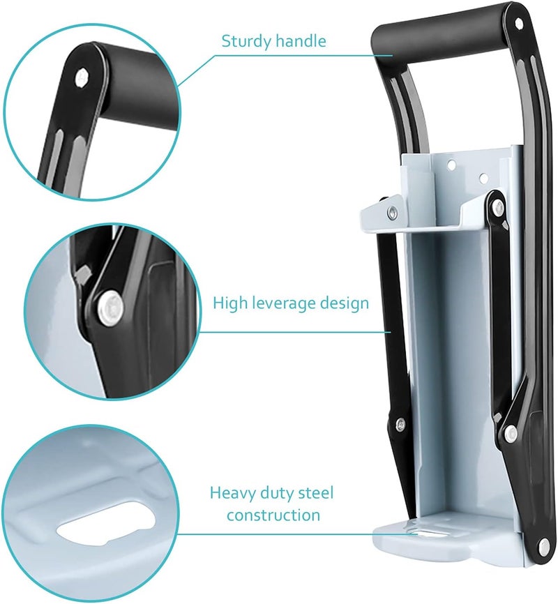 klarako Can Crusher, 16oz Wall Mounted Soda Cans Smasher Beer Bottles Crushing Recycling Tool for Seltzer, Soda, Beer Cans - Image 4