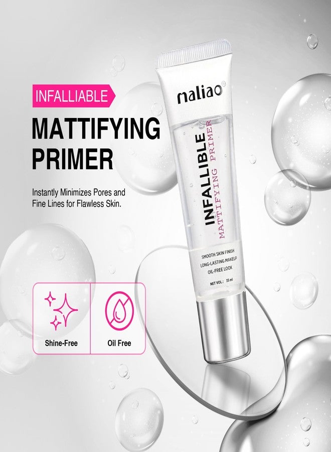 Maliao Infallible Mattifying Primer | Oil Control & Pore Minimizing | Long-Lasting & Lightweight Formula | Smooth Finish | 35ml - Image 3
