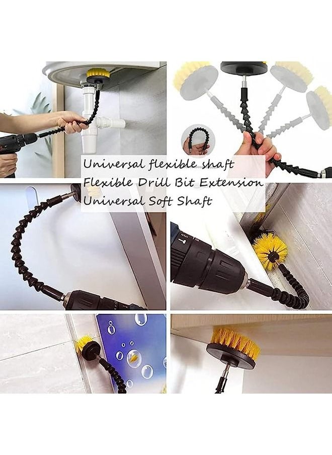 Arabest 24-Piece Drill Brush Accessories Set,Matte Pad and Sponge,Electric Matte Brush Band Extendin,Clean for Grout,Tiles,Sinks,Bathtub,Bathroom,Kitchen  - Image 5