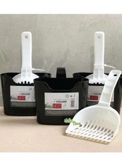 Cat Litter Scoop + Holder Quality Plastic For Long Lasting Use, White - pzsku/Z89531B87FD3895AEEC6CZ/45/_/1729689799/fcee4b71-df84-4e26-bc00-610bd9ab14bb