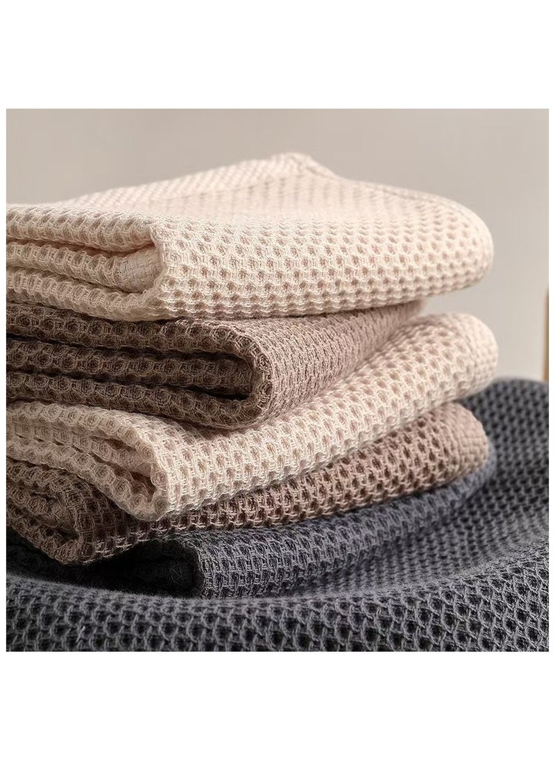 Generic - 100% Cotton Kitchen Towel Towels Tea Towel Dish Towel Cleaning Cloth Washcloth Rag Super Soft Absorbent and Quick Drying Rag, 34x34 CM, 4 Pack (Mixed Colors) - Image 1