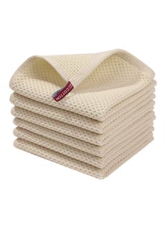 Generic 100% Cotton Kitchen Towel Towels Tea Towel Dish Towel Cleaning Cloth Washcloth Rag Super Soft Absorbent and Quick Drying Rag, 34x34 CM, 4 Pack (Mixed Colors)  - Image 5
