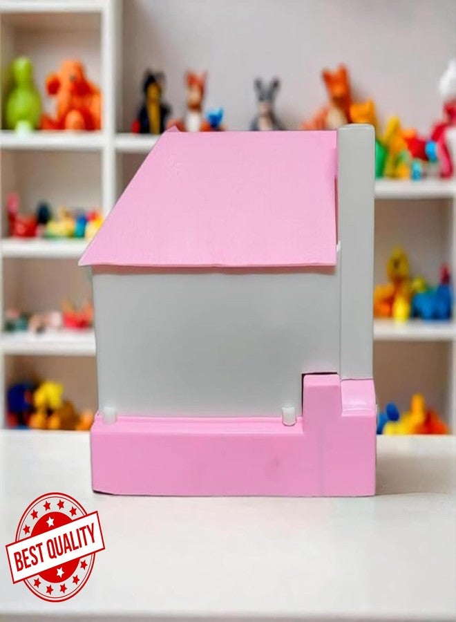 LastN Puppy House Dog Coin Stealing Piggy Bank for Kids - Adorable and Durable Money Bank | Educational, Fun, and Safe Collecting Toy | Perfect for Gifting Unisex Kids (Pink - White) - Image 4