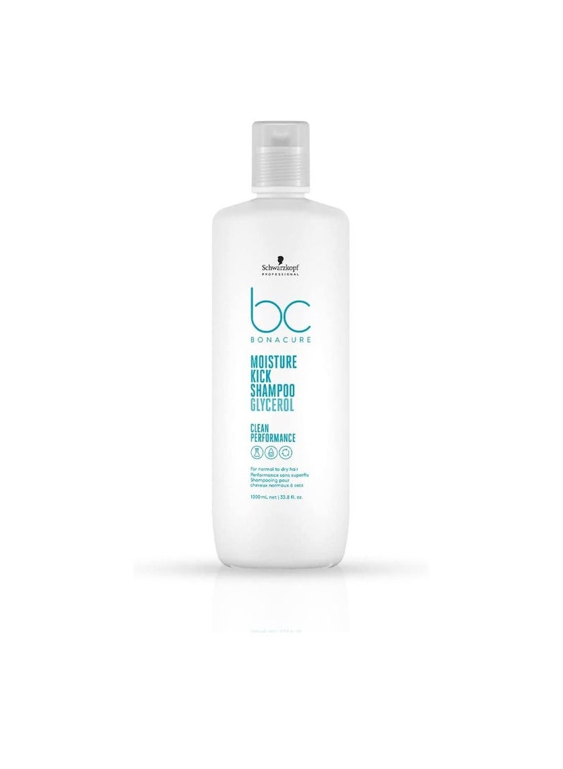 Schwarzkopf moisturizing shampoo that cleanses the scalp and hair