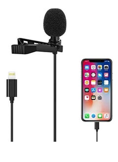 ELTRAZONE iPhone Lavalier Microphone - VEYDA VD-LL1 Lightning Adapter Lav Lapel Clip-on Omnidirectional Condenser Mic  - Image 1