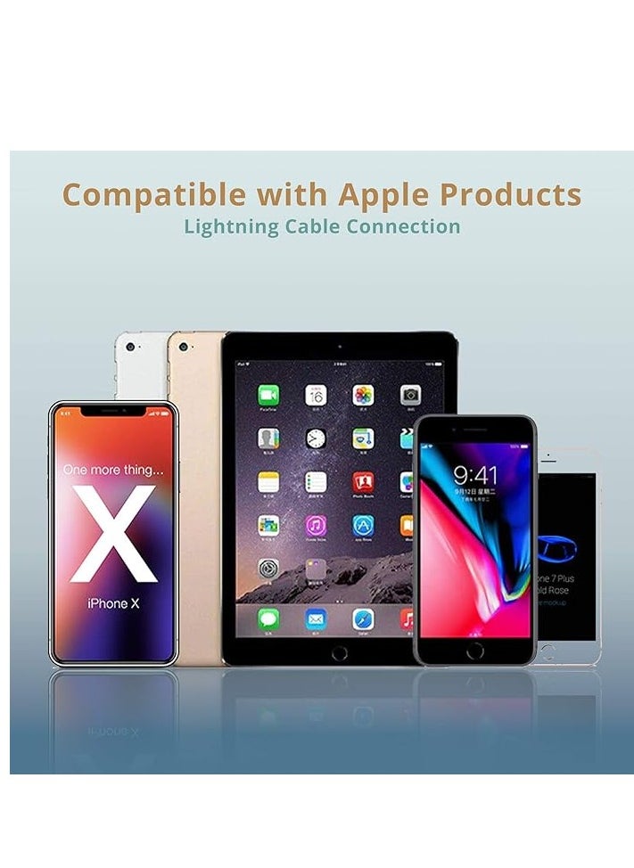 iPhone Lavalier Microphone - VEYDA VD-LL1 Lightning Adapter Lav Lapel Clip-on Omnidirectional Condenser Mic