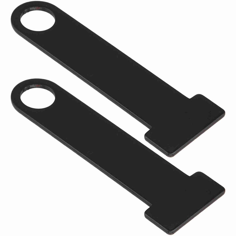 Kodrily 1 Pair Motorcycle Helmet Lock Extension Universal Strap Dring Lock Helmet Strap D Ring Stainless Steel D Ring Lock Extension for Motorcycle Modification Black - Image 3
