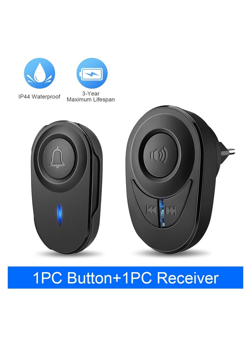 AROAQ Wireless Doorbell Outdoor Waterproof Smart Home Door Bell Home Security Alarm  - Image 1