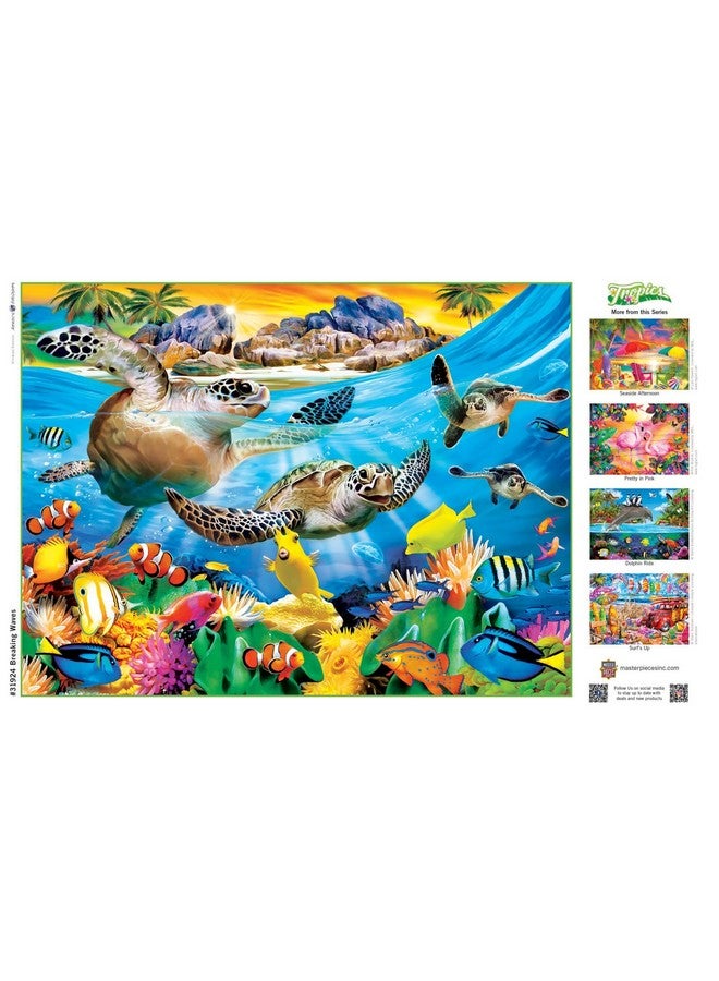 MasterPieces 300 Piece Ez Grip Jigsaw Puzzle Breaking Waves 18"X24" - Image 5