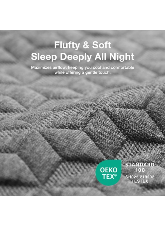 Novilla 8 Inch Twin XL Mattress, Hybrid Mattress Twin XL in a Box with Individual Pocketed Springs & Gel Memory Foam for Body Support & Back Pain Relief & Cool Night Sleep, CertiPUR-US Certified - Image 5