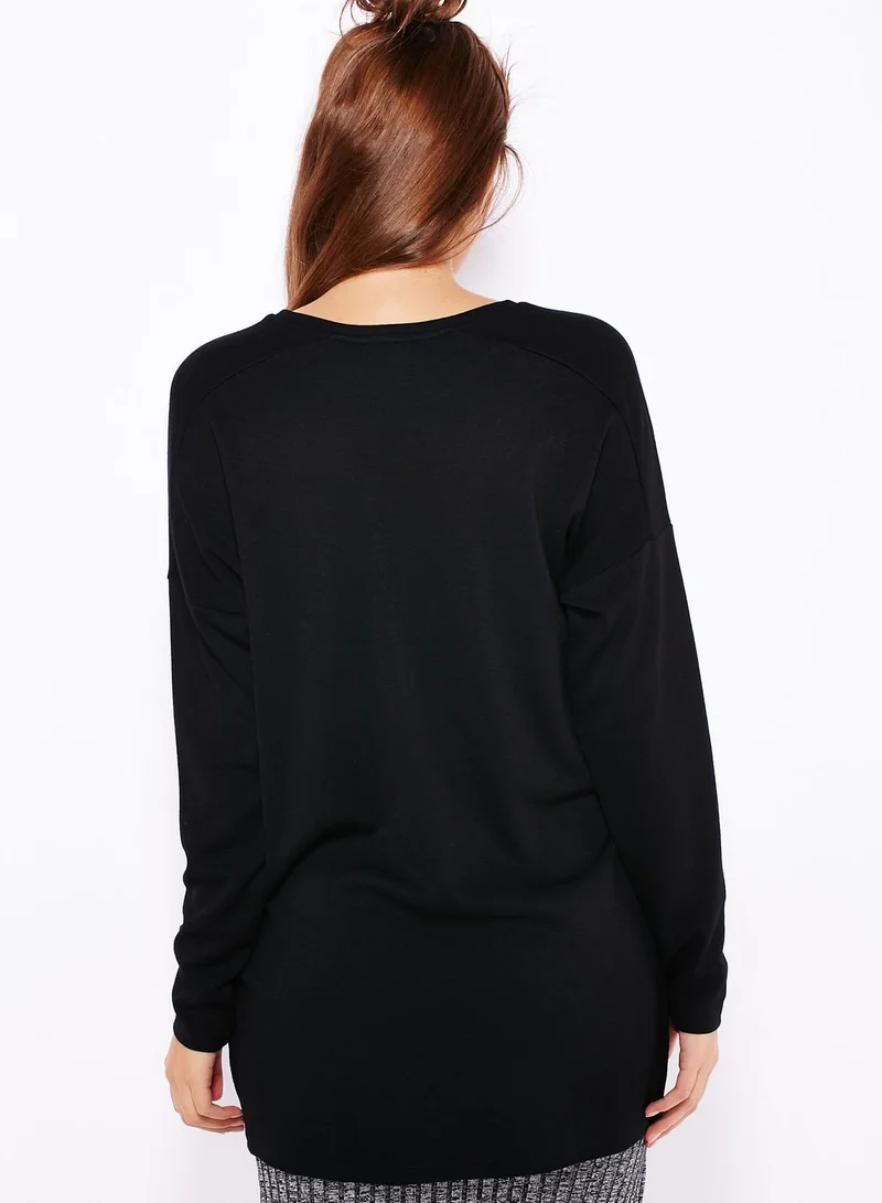 TOPSHOP Longline Sweatshirt