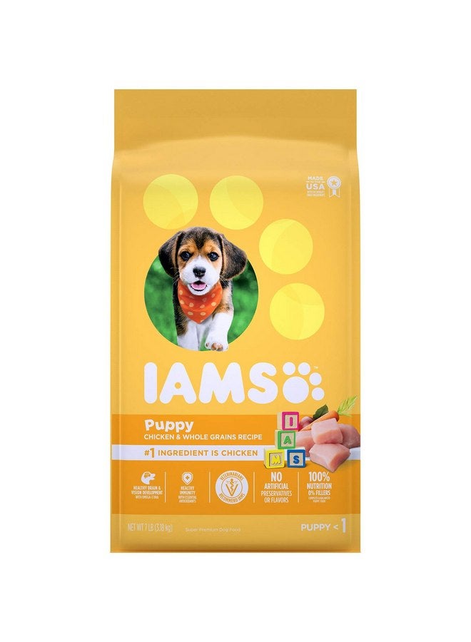 إيامز طعام جاف للجراء من Iams Proactive Health Smart Puppy، 7 رطل - Image 1