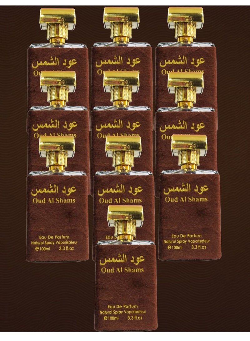 Oud Al Shams 10 Pieces Oud Al Shams Perfume 100 Ml EDP