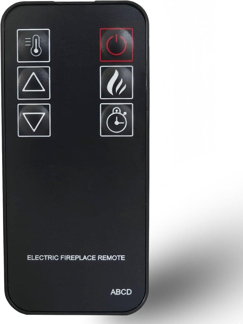 Replacement Remote Control for HOMCOM 3D Electric Firebox Indoor Fireplace Heater - Image 1