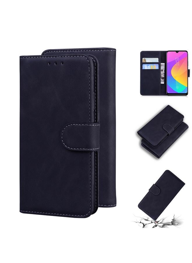 Case For Xiaomi Mi CC9e / A3 Skin Feel Pure Color Flip Leather Phone Case