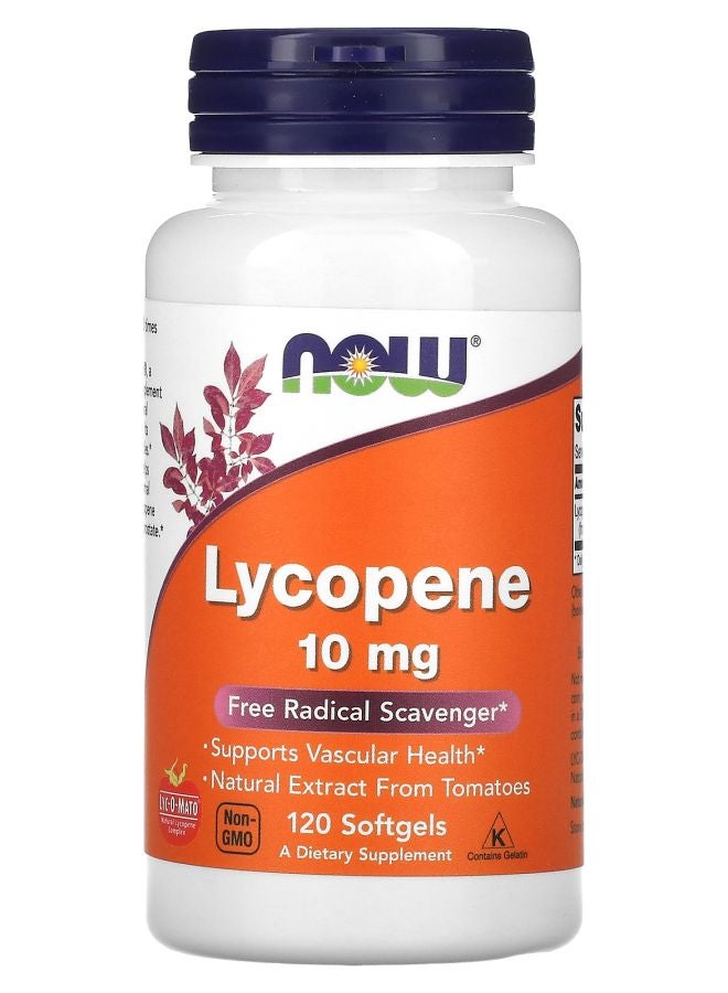 now Lycopene 10 mg 120 Softgels
