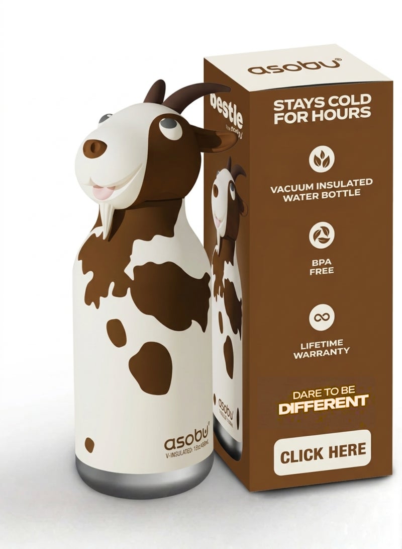 asobu Goat with Brush Bestie Bottle - Image 1