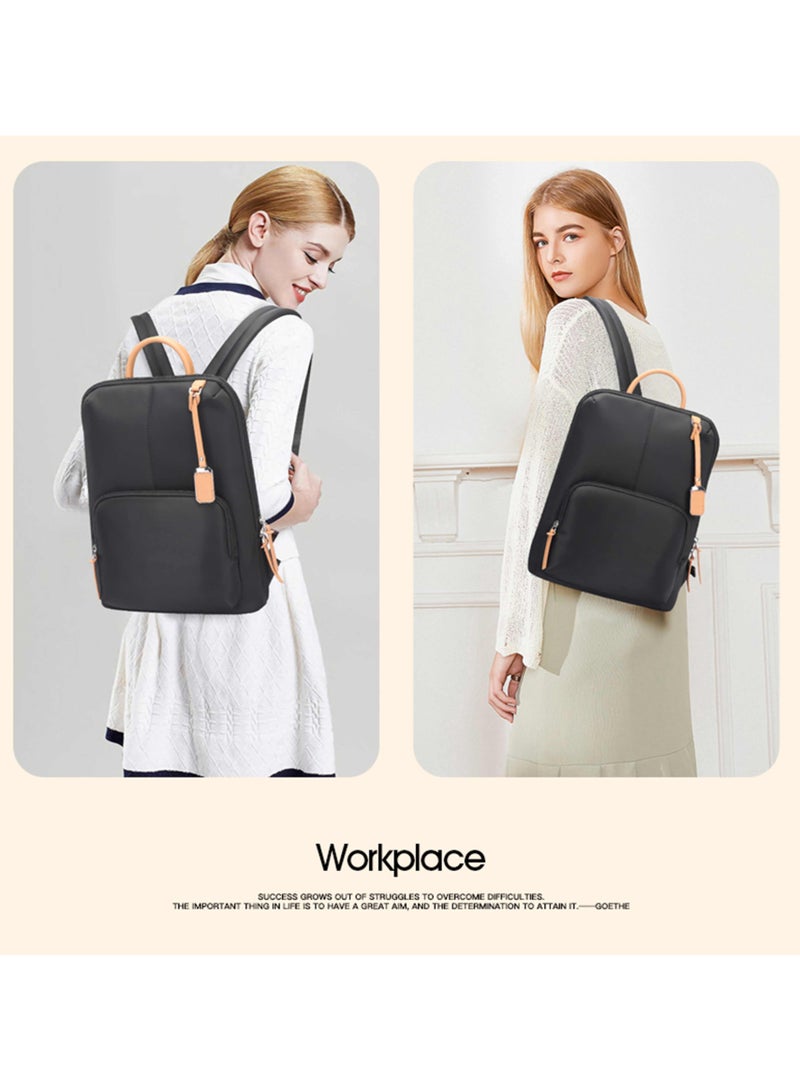 Bopai New Style Women Laptop Backpack - Elegant Minimalist Design with Premium Features for Work, Travel & Daily Use BO-LB521-Black - Image 4