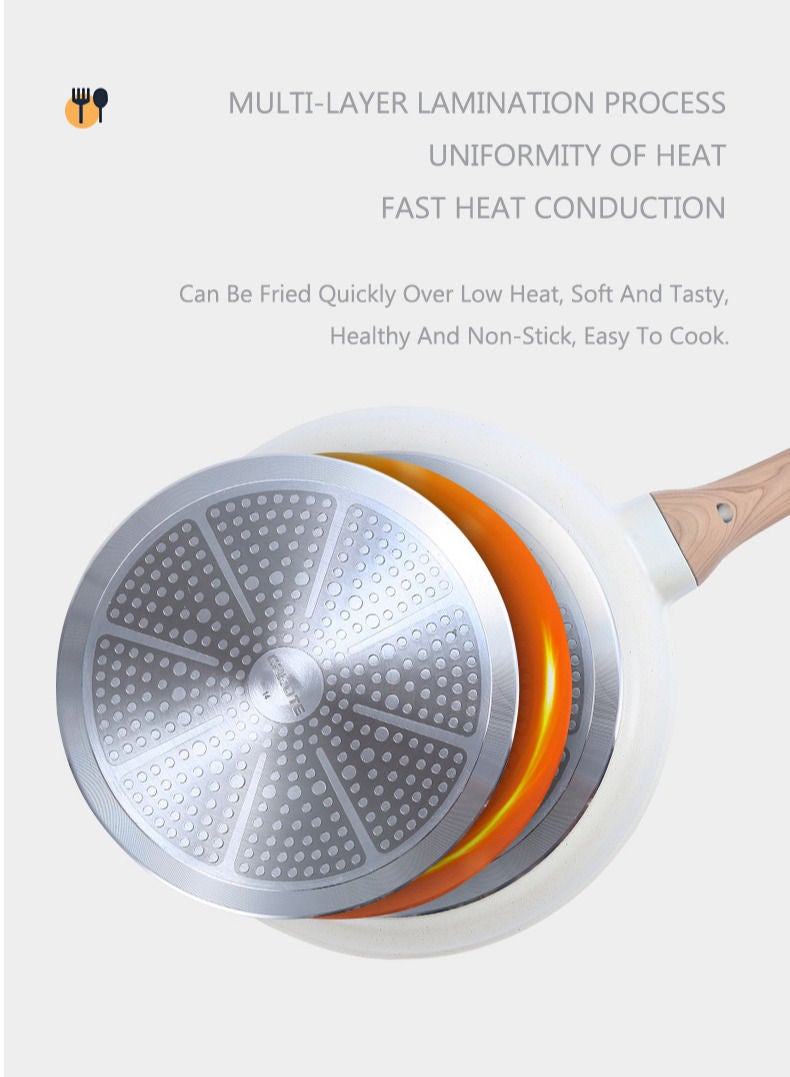 Arabest 7-Piece Cook Set,  Saucepans 18/24/28 cm with Airtight Lids, 24cm Frying Pans, All Heat Sources Including Induction - Image 3