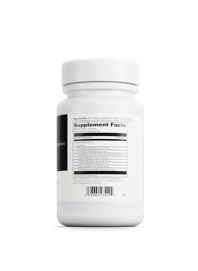 Davinci - Laboratories Digenzyme A Dietary Supplement To Support Digestive Tract Health Glutenfree Soyfree 90 Vegetarian Capsules - Image 1