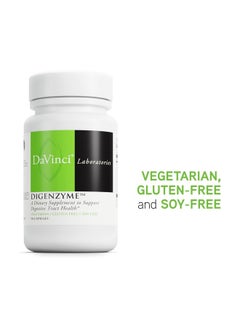 Davinci Laboratories Digenzyme A Dietary Supplement To Support Digestive Tract Health Glutenfree Soyfree 90 Vegetarian Capsules  - Image 5