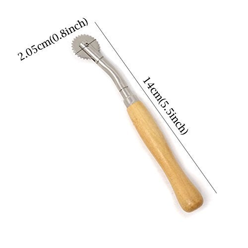Honbay Wooden Handle Tracing Wheel Craft Sewing Tool - Image 2