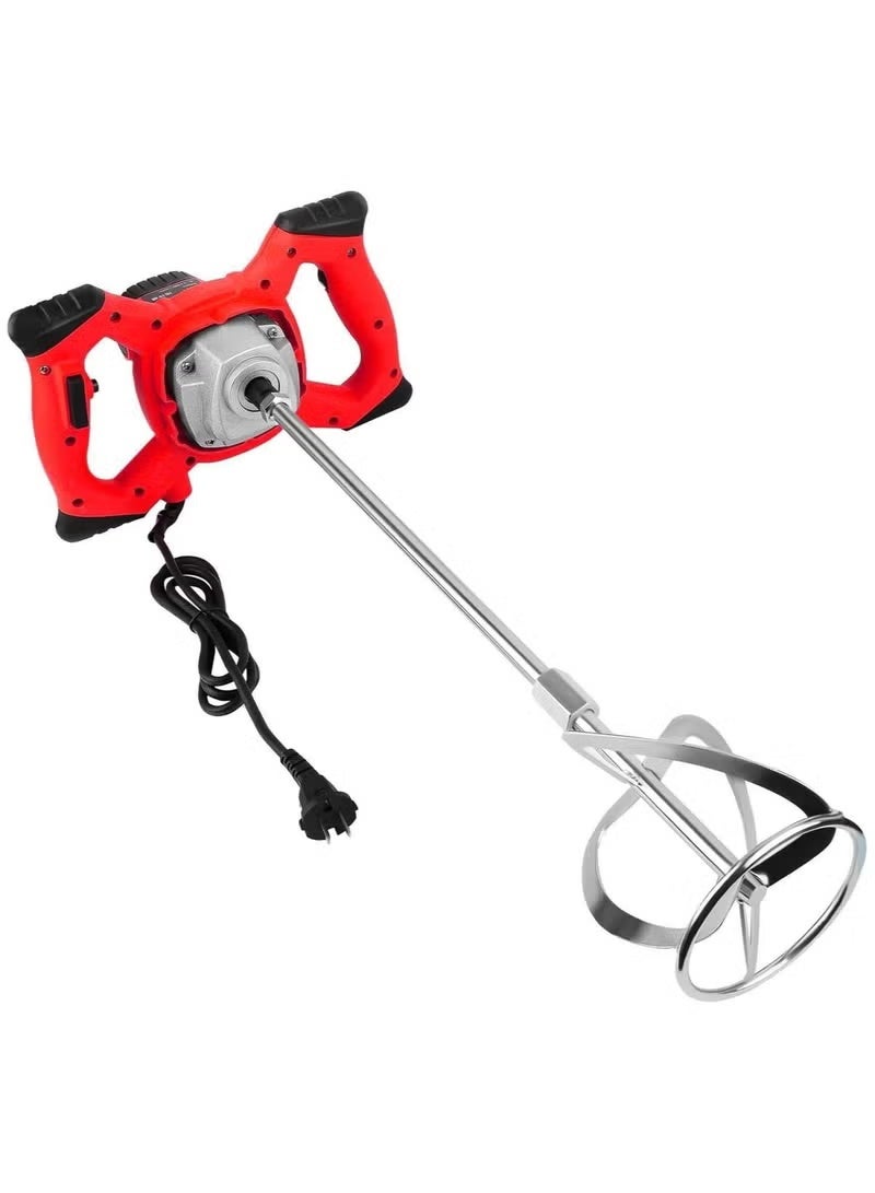 Hi Max M14 Clamping Capacity Electric Handheld Paint and Concrete Mixer with Accessory 220-240V Power Tool 1300W Mixer Drill - Image 1