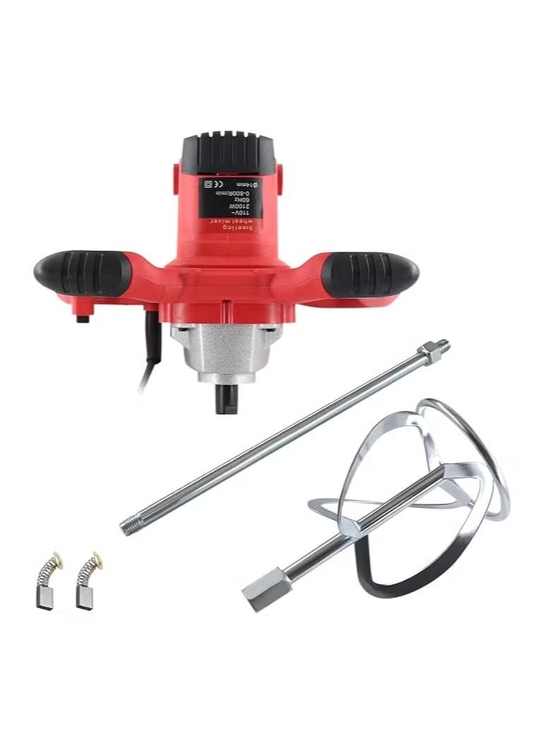 Hi Max M14 Clamping Capacity Electric Handheld Paint and Concrete Mixer with Accessory 220-240V Power Tool 1300W Mixer Drill - Image 3