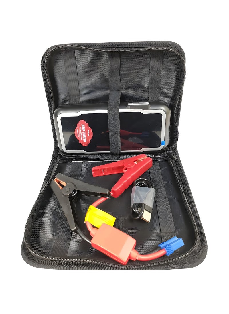 SPIDER - Portable Jump Starter – 12000mAh High-Capacity Battery Booster, Multi-Function Car Battery Charger, Compact Jump Box with Integrated Flashlight, Essential for Vehicle Emergency Kit (JS10002) - Image 1