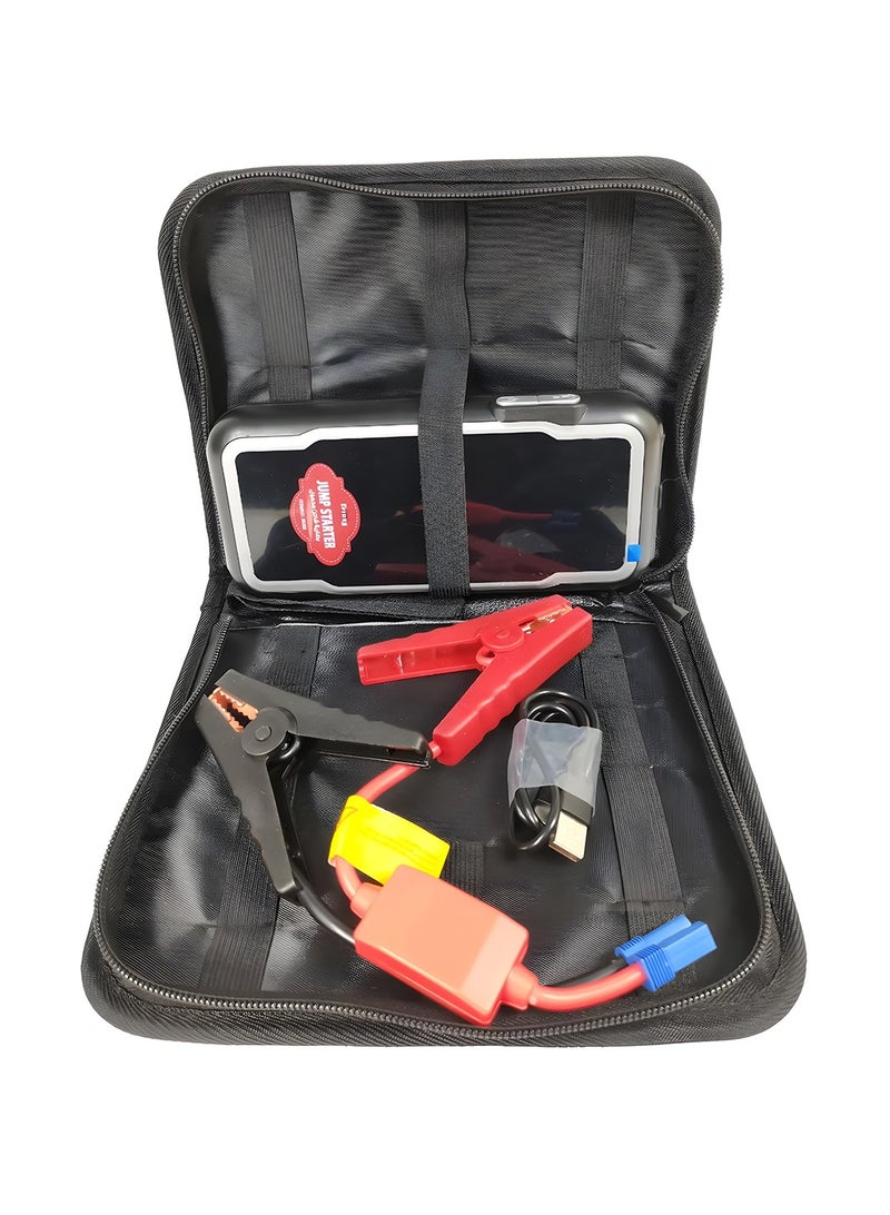 SPIDER Portable Jump Starter – 12000mAh High-Capacity Battery Booster, Multi-Function Car Battery Charger, Compact Jump Box with Integrated Flashlight, Essential for Vehicle Emergency Kit (JS10002) - Image 2