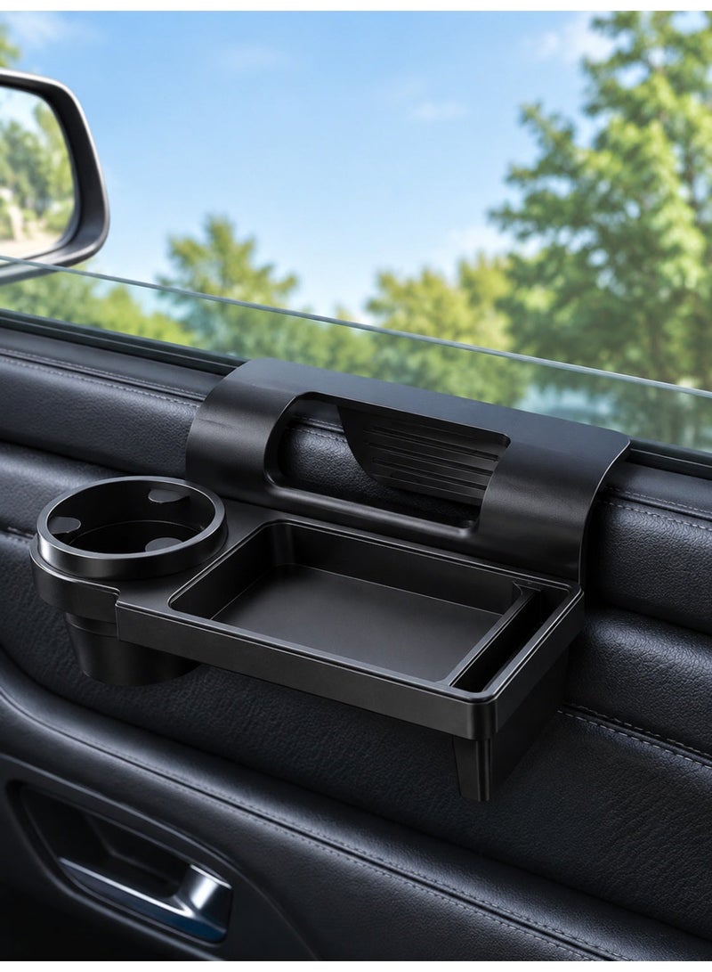 Multipurpose Car Door Organizer and Phone Holder Mount | Hanging ABS Car Storage Box & Side Pocket Organizer Auto Accessory - Image 1