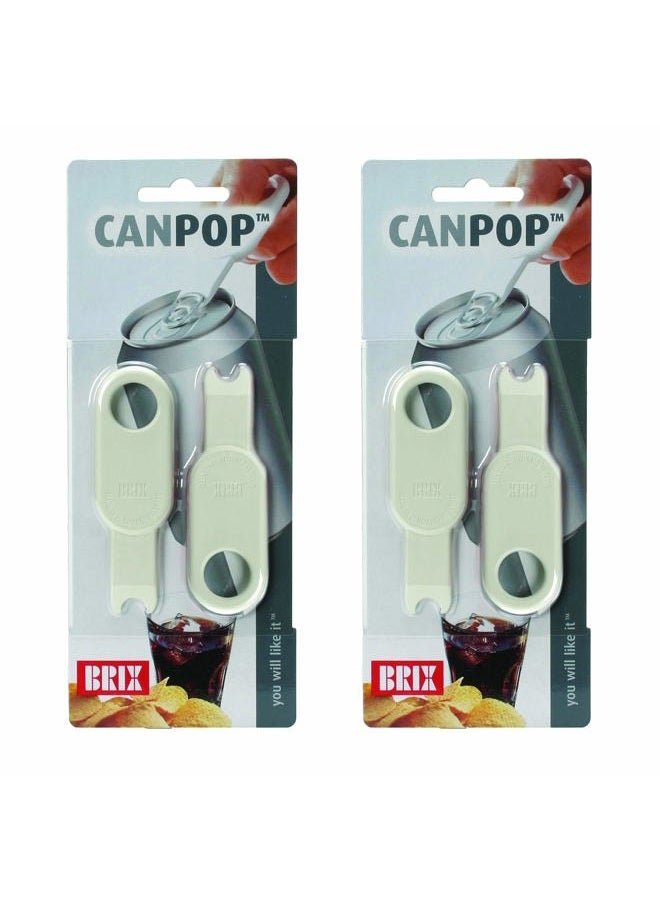 Brix CanPop Beverage Can Opener, Set of 4 - Image 2