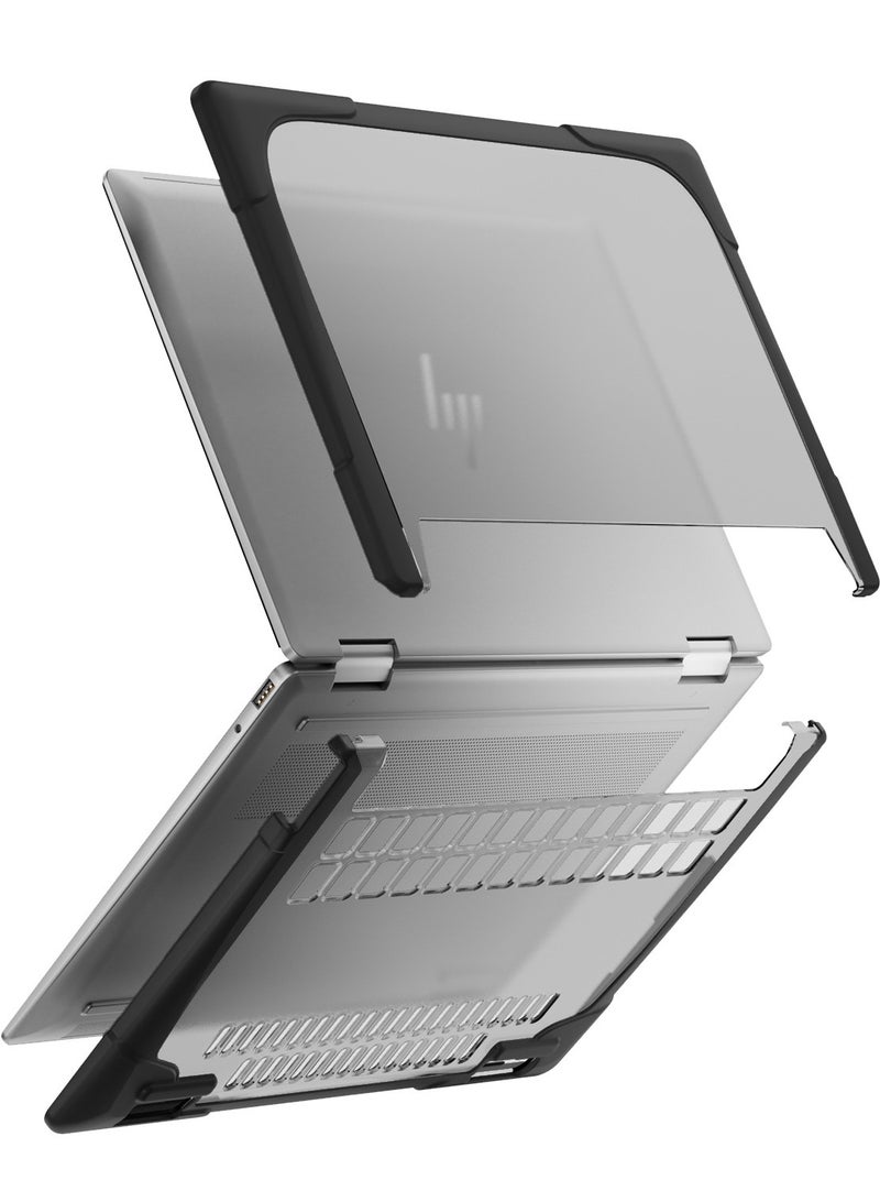 عام غطاء متوافق مع لاب توب إتش بي إنفي إكس 360-14 إنش 2024 القابل للتحويل - غلاف صلب متين مقاوم للسقوط مع تبريد حراري غير لامع - Image 4