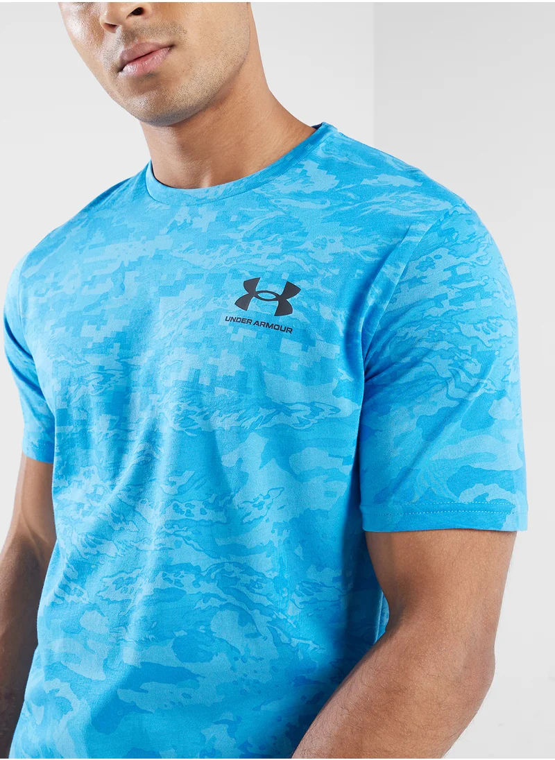 UNDER ARMOUR Men's UA ABC Camo Short Sleeve T-shirt