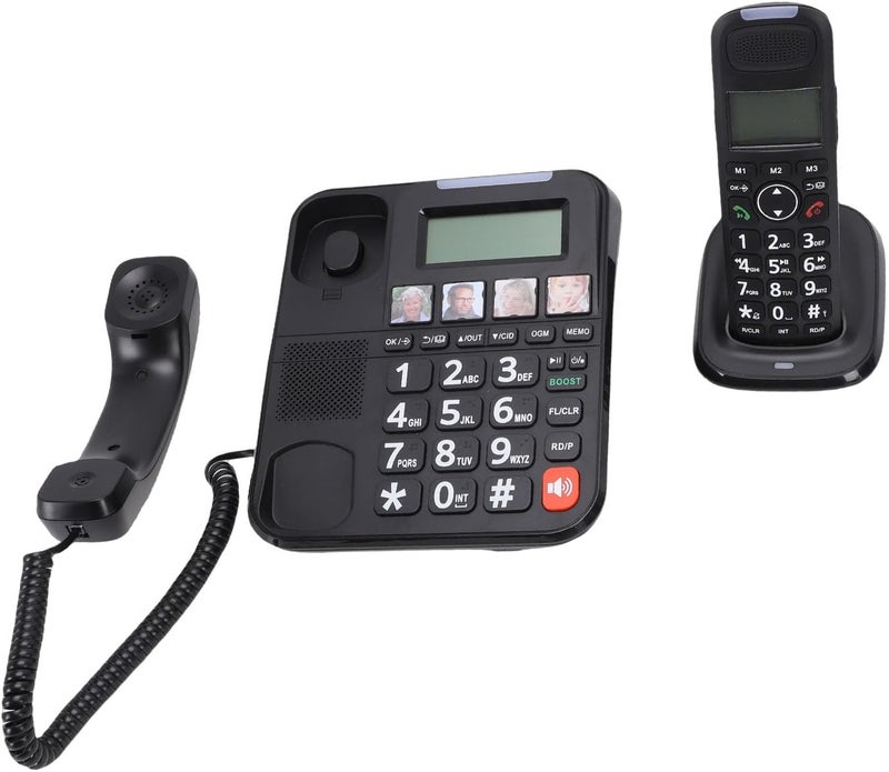 Multi warehouse process Digital Telephone System, Corded and Cordless Phone, Backlit Keypad Communication Device with Full Duplex Handsfree Call, Large Buttons & Volume Control, Ideal for Home & Long term heavy use compatible General purpose design Practical design alternatives Repeated assemble detach compatible Gulf climate tested upgraded quality Carefully selected material Yearly optimized delivery route KSA local stock Worldwide simple practical design Tight fitted parts Affordable purchase options Carefully selected solid material Changing environment compatible Working day delivery service Diverse operation compatible Wide usage compatibility Leakproof sealed Climate adapted delivery plan Tiered cost purchase alternatives Custom sizing alternatives Simple upgraded construction Daily universal pick Advanced minimal build Permanent & temporary usable - Image 4