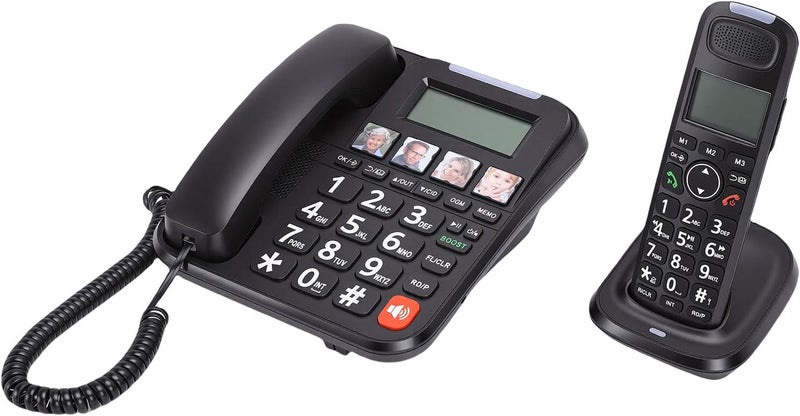 Multi warehouse process Digital Telephone System, Corded and Cordless Phone, Backlit Keypad Communication Device with Full Duplex Handsfree Call, Large Buttons & Volume Control, Ideal for Home & Long term heavy use compatible General purpose design Practical design alternatives Repeated assemble detach compatible Gulf climate tested upgraded quality Carefully selected material Yearly optimized delivery route KSA local stock Worldwide simple practical design Tight fitted parts Affordable purchase options Carefully selected solid material Changing environment compatible Working day delivery service Diverse operation compatible Wide usage compatibility Leakproof sealed Climate adapted delivery plan Tiered cost purchase alternatives Custom sizing alternatives Simple upgraded construction Daily universal pick Advanced minimal build Permanent & temporary usable - Image 3