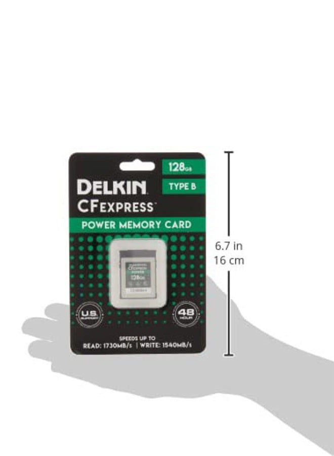 Delkin بطاقة ذاكرة CFexpress Type B بسعة 128GB (DCFX1-128) - Image 3