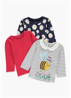 Girls 3 Pack Long Sleeve T-Shirts - pzsku/Z89552A6CBEFE48D68349Z/45/_/1701248003/c7e6db8b-2688-4b3f-a422-bdad375929be