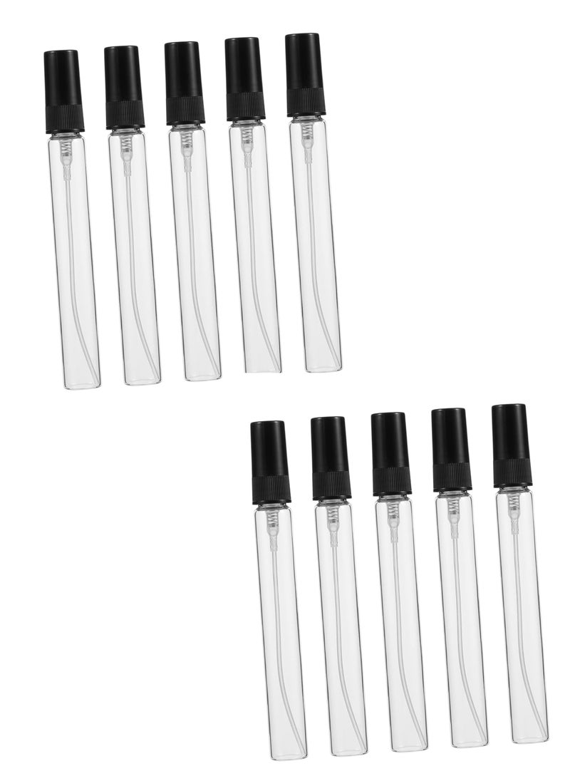 null - 10 قطع زجاجات تستر 10مللي بخاخ عطور ومستحضرات التجميل فارغه قابله لاعادة الملء - Image 1