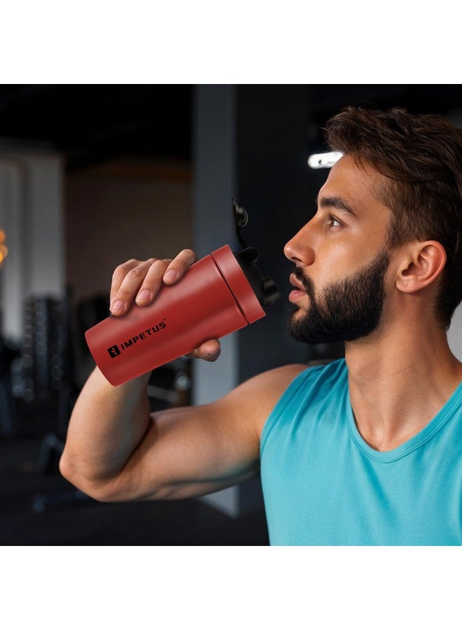 IMPETUS Stainless Steel Protein Shaker for Gym 750ml, Shaker for Gym, Protein Shaker Bottle, Sipper, Gym Bottle, Shaker Bottles, Gym Accessories for Men Workout, Protein Shaker, Gym Shaker Bottle - Image 3