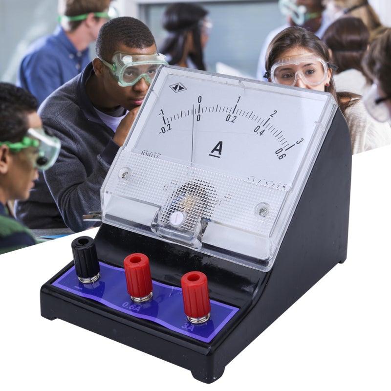DC Current Meter: 2.5 Level Accuracy, Manual Range Selection - Dial Meter for Secondary School, Technical School Student Educational Experiments - Image 3