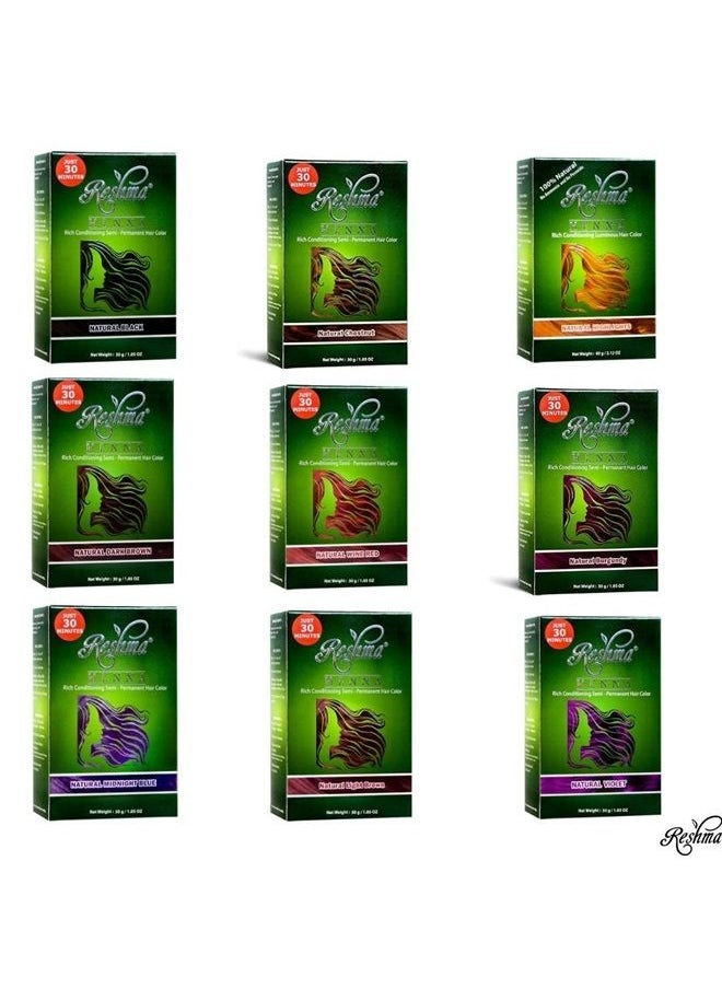 Reshma Beauty - 30 Minute Henna Hair Color Infused with Goodness of Herbs, Henna Hair Color For Soft Shiny Hair, Henna Hair Dye (Natural Highlights, Pack Of 1) - Image 1