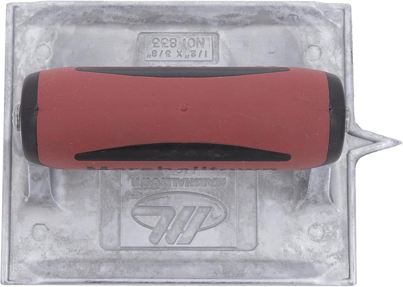 MARSHALLTOWN Heavy-Duty Zinc Concrete Groover, 6 x 4 3/8 inch Blade, DuraSoft Handle, Concrete Tools Made in the USA, 864D - Image 3