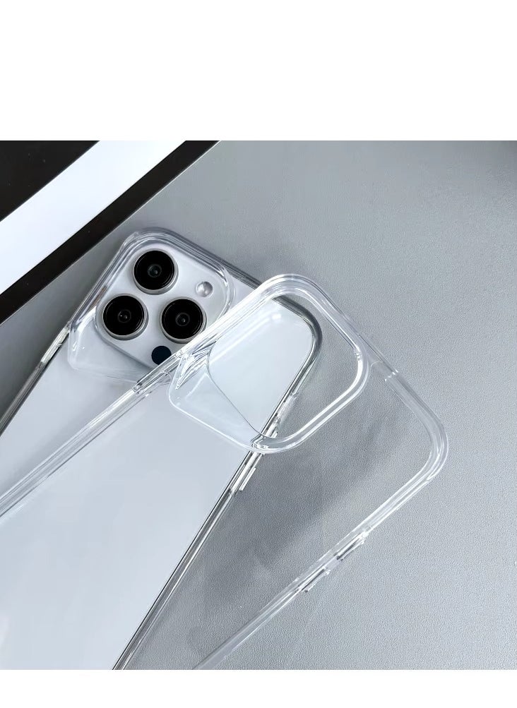 جيرفور جراب جير 4 موبايل ايفون 15 بلس (iPhone 15 Plus) مضاد للصدمات, غطاء حماية مضاد للخدش, مصنوع من البولي يورثين الحراري عالي الجودة - شفاف  - Image 3