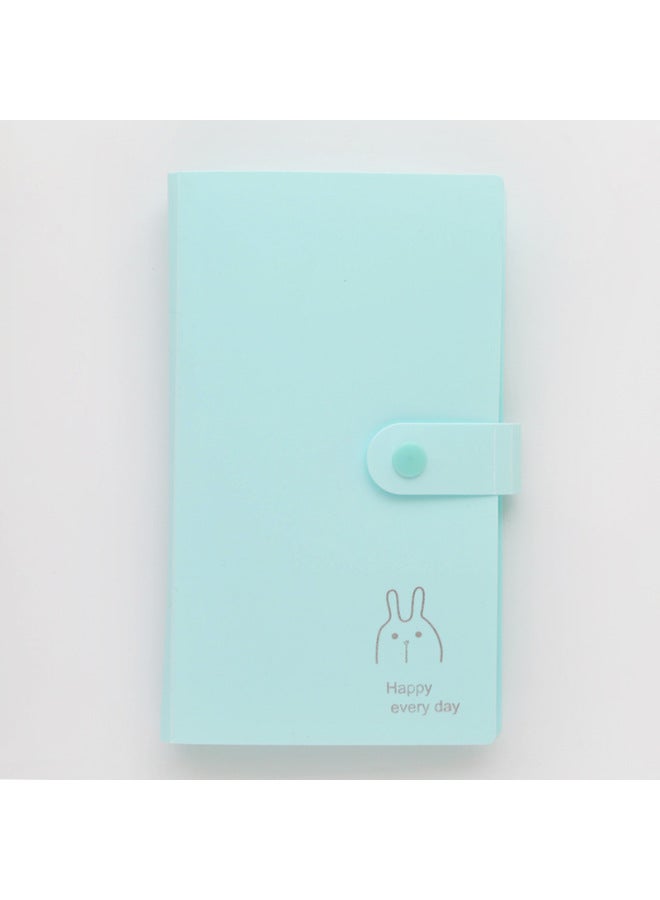 Bock Buckle Business Card Photo Album, Photo Star Chasing Card Bag, Business Card Holder, Ticket Collection Card Storage - Image 1