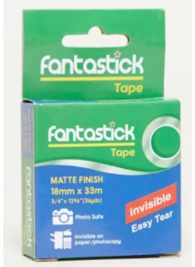 FANTASTICK TAPE MATTE FINISH 18MM × 33M 3/4